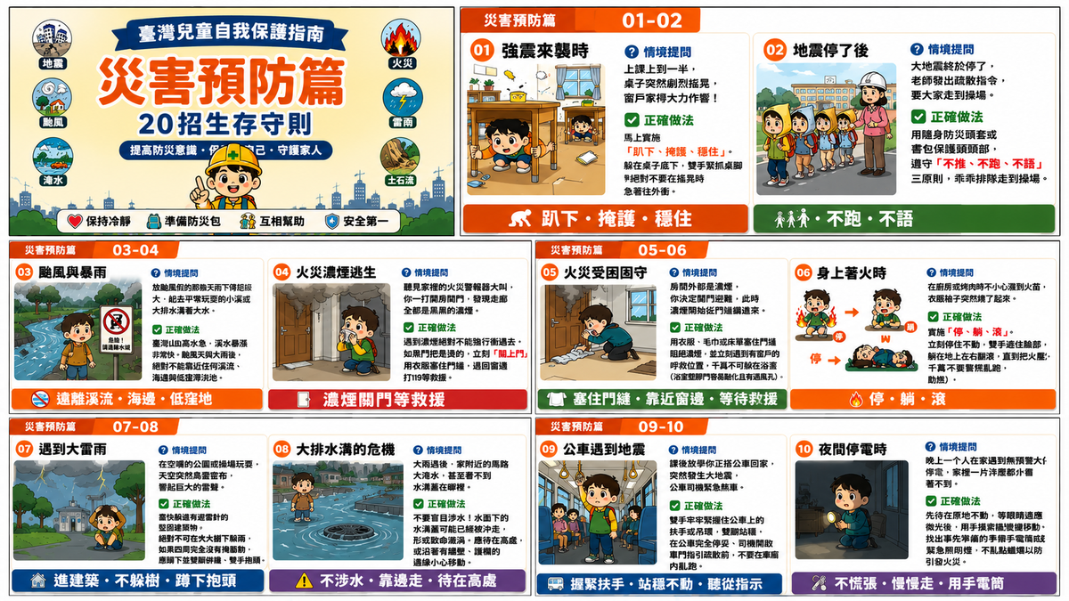臺灣兒童自我保護100招